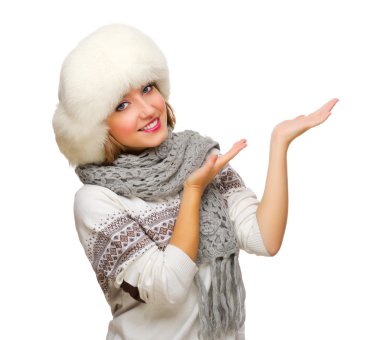 genç kız gösteren Gülen hareketi hoş geldiniz.