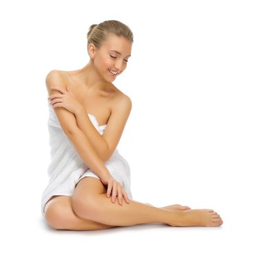 izole sağlıklı genç kız