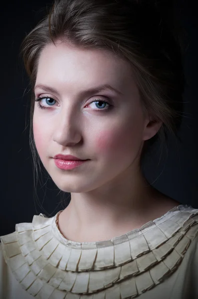 Closeup portret van een jong meisje — Stockfoto
