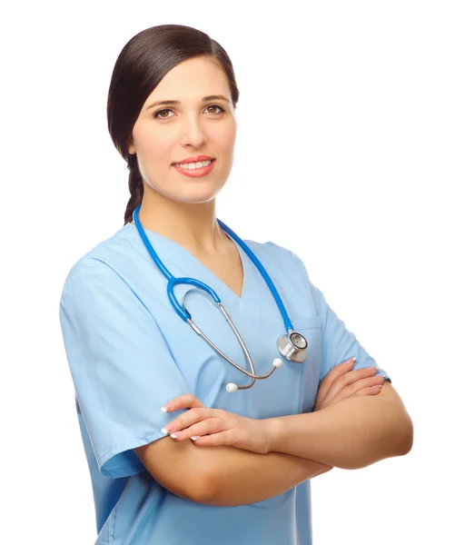 Retrato del joven médico sonriente —  Fotos de Stock