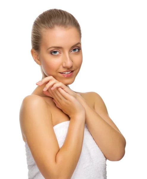 Young healthy woman isolated Stock Picture