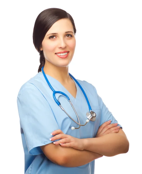 Young smiling doctor isolated — Stock Photo, Image