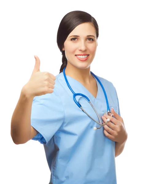 Young successful doctor isolated — Stock Photo, Image