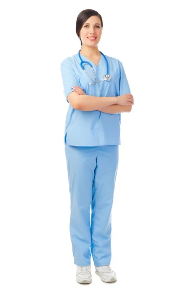 Young smiling doctor isolated — Stock Photo, Image