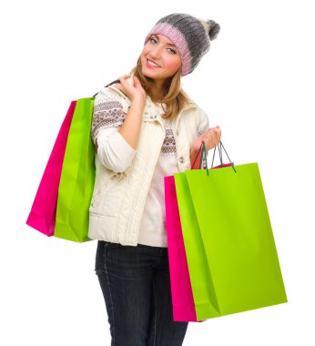 çanta ile genç kız