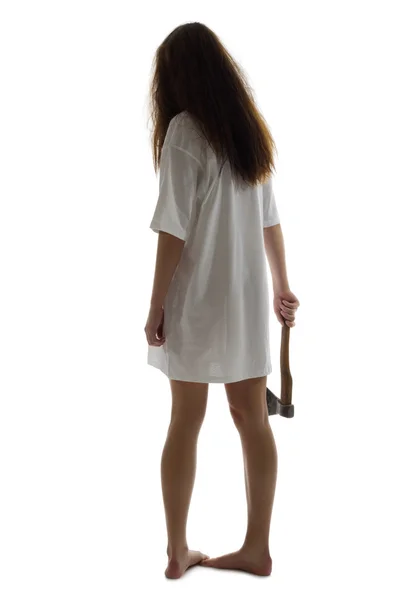 balta ile zombi kız