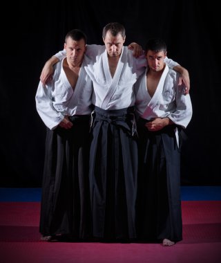 Üç aikido savaşçıları