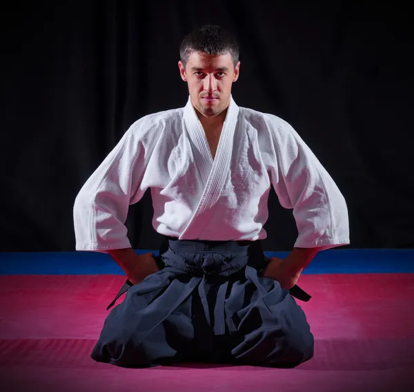 Aikido luchador — Foto de Stock