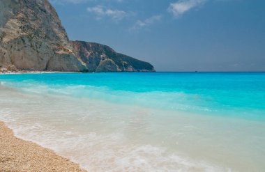 Porto katsiki beach lefkada Adası Yunanistan