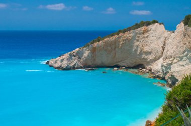 Porto katsiki beach lefkada Adası Yunanistan