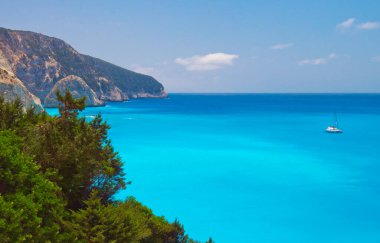 Porto katsiki beach lefkada Adası Yunanistan