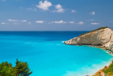 Porto katsiki beach lefkada Adası Yunanistan