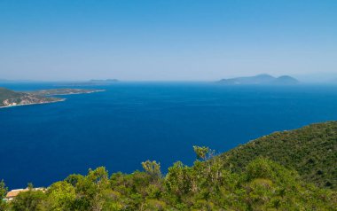 Yunanistan 'ın Lefkada adasındaki Vassiliki köyü