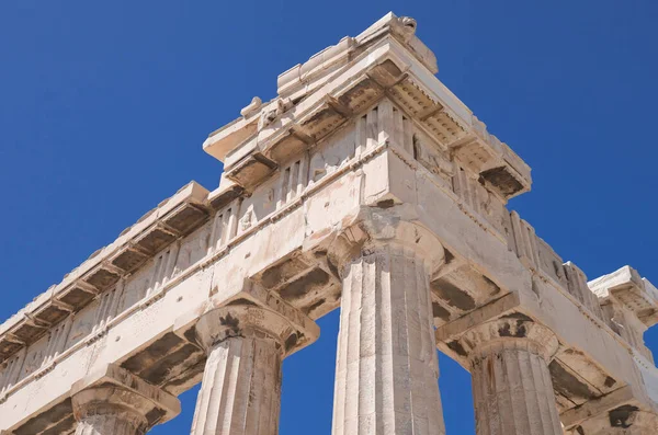 Templo Partenón Colina Acrópolis Atenas —  Fotos de Stock