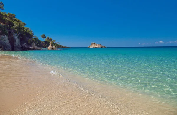 Praia Gialos Ilha Kefalonia Grécia — Fotografia de Stock