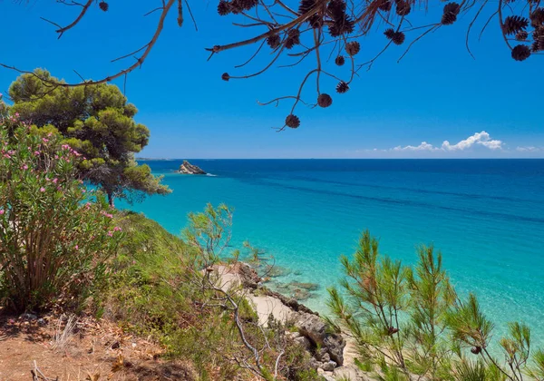 Spiaggia Gialos Sull Isola Cefalonia Grecia — Foto Stock