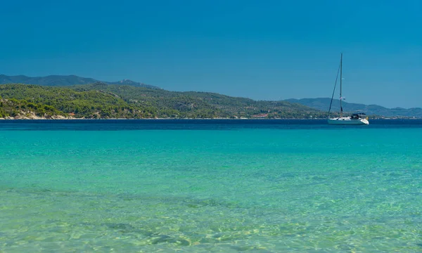 Costa Marítima Grega Verão — Fotografia de Stock