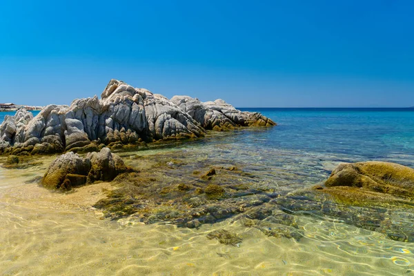 Greek sea coast at the summer