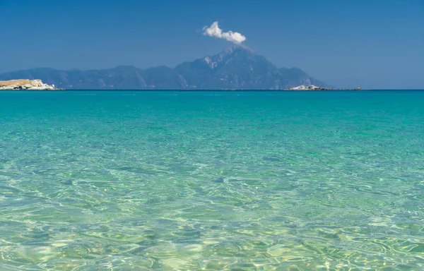 Griekse Zeekust Zomer — Stockfoto