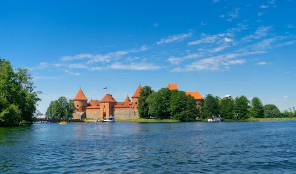 Тракайський Замок Влітку — стокове фото