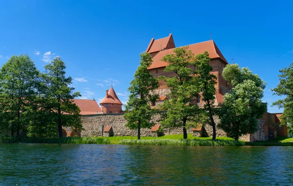 Castillo Trakai Verano —  Fotos de Stock