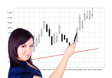 Japon mum genç kadın tarafından beyaz analiz