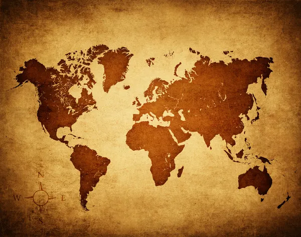 Old world map — Stock Photo, Image