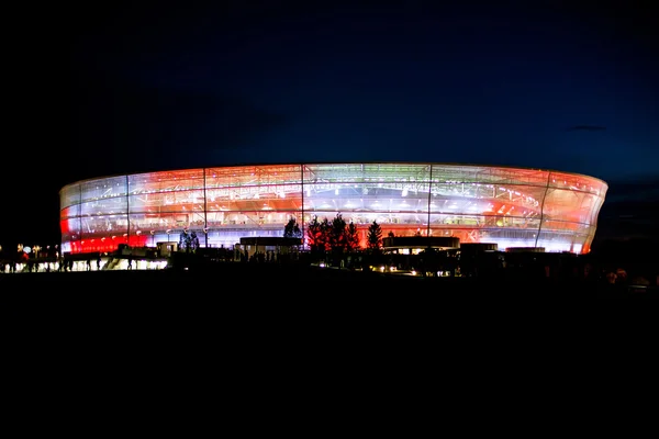 Wrocław - 11 września: Stadion Miejski — Zdjęcie stockowe