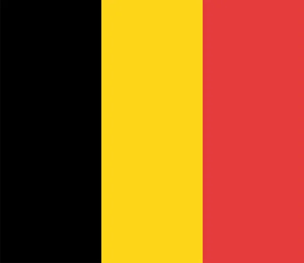 Belgische Flagge — Stockvektor