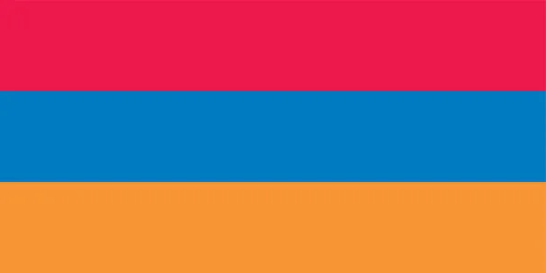 亚美尼亚国旗 — 图库矢量图片
