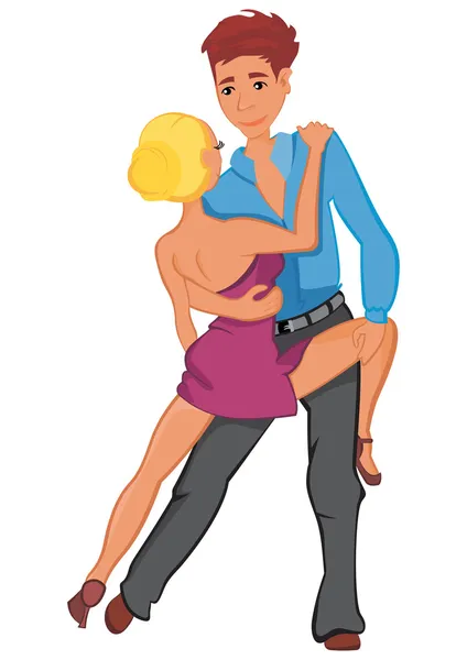 Tango dansers — Stockvector