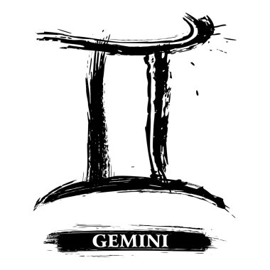Gemini symbol clipart