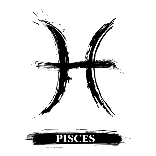 Piscis símbolo — Vector de stock