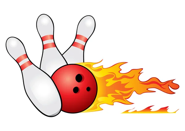 Bowling symbol — Stockový vektor