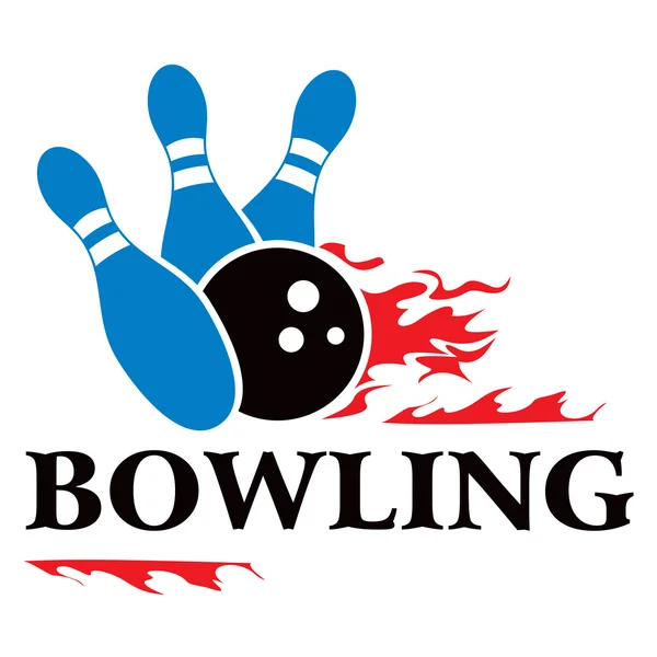 Bowling sembolü — Stok Vektör