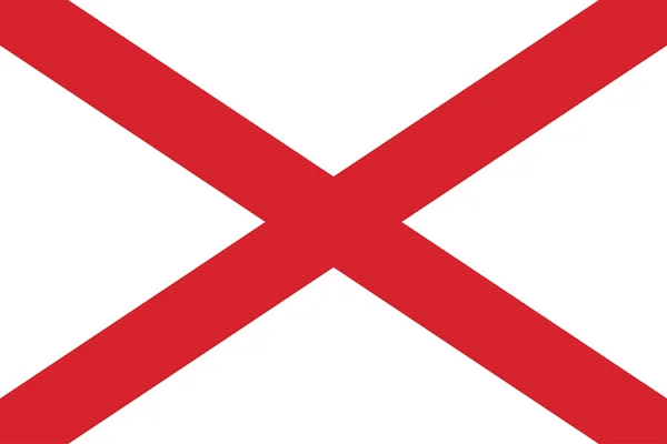 Alabama vlajka — Stockový vektor