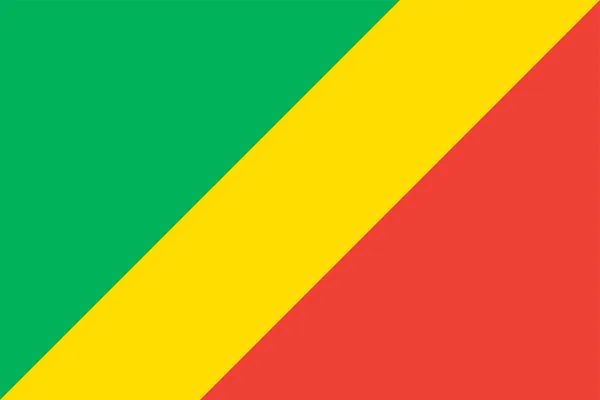 Bandeira do Congo — Vetor de Stock
