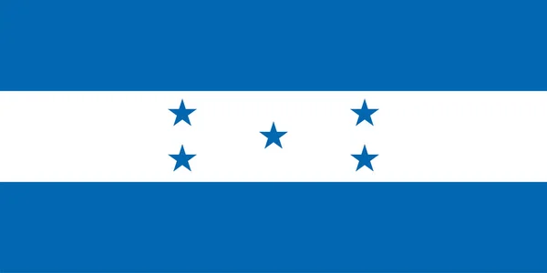 Honduras bayrağı — Stok Vektör