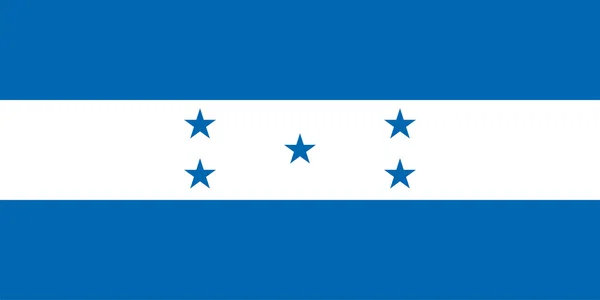 Bandeira de Honduras — Vetor de Stock