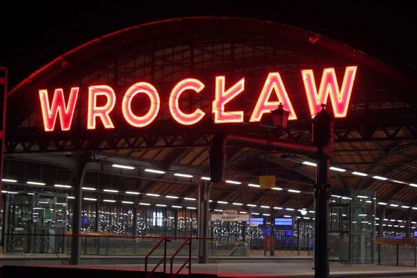 Welkom in wroclaw — Stockfoto