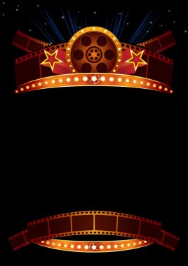 Movie poster clipart