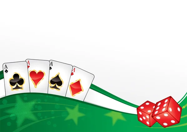 Casino Achtergrond — Stockvector