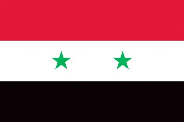 シリアの旗 — ストックベクタ