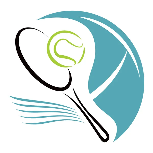 Tennis symbol — Stock Vector