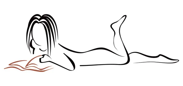 Tenang dengan buku Stok Vektor Bebas Royalti