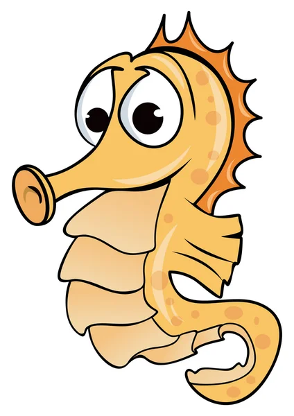 Seahorse kresba — Stockový vektor