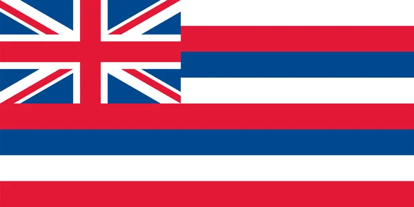 Flaga hawajska — Wektor stockowy