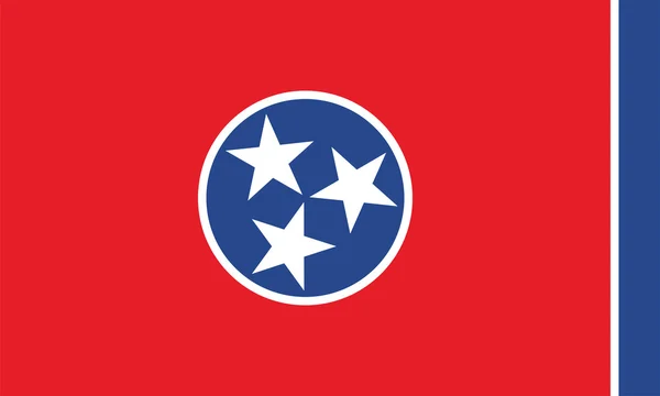 Tennessee flag — Stock Vector