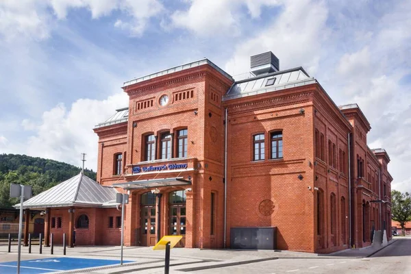 Exterior Main Railway Station Walbrzych Poland — 스톡 사진