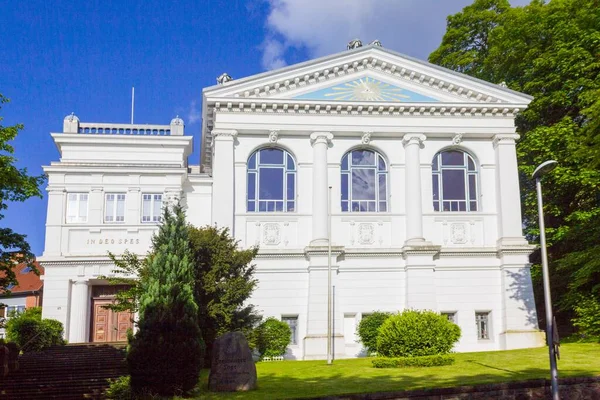 Historic Freemasons Hall Flensburg Germany — 스톡 사진